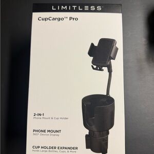 CupCargo Pro Black Phone Mount